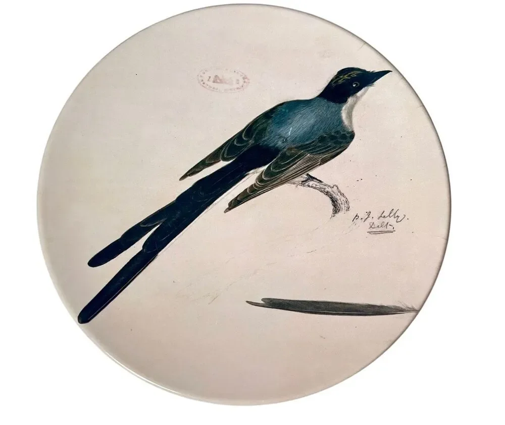 Vintage Z Gallerie Assorted Bird Images Melamine Plates Set Of 4